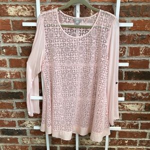 Soft pink tunic